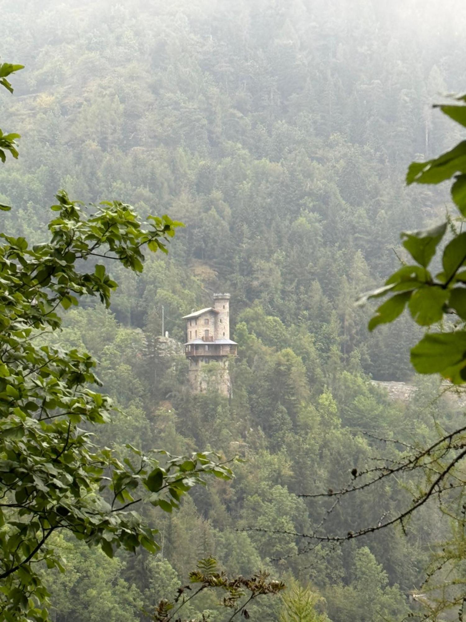 Il Castello Nel Bosco, Appartamento Torrente Champorcher Bagian luar foto